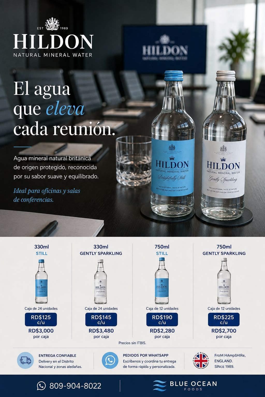 Agua mineral Hildon